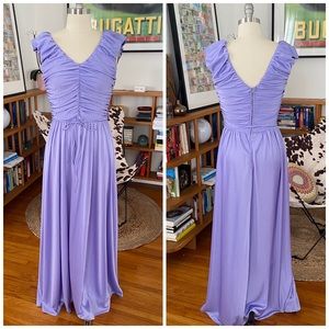 Vintage 70s Lavender Gown